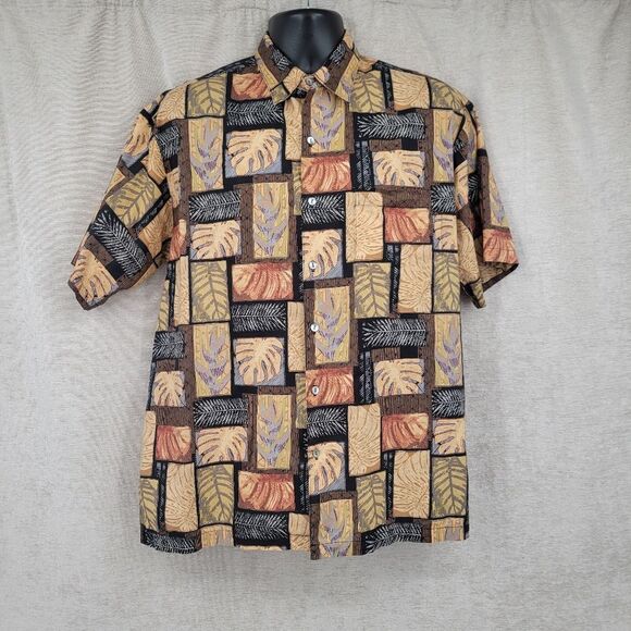 Tori Richard Lawn Hawaiian Camp Casual Button Down Shirt Cotton USA - Picture 3 of 8